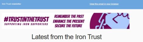 Sponsor the Iron Trust Newsletter