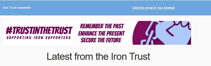 Sponsor the Iron Trust Newsletter